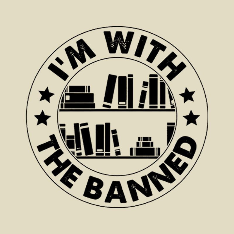 I Am With The Banned Reading Book Playful T-Shirt