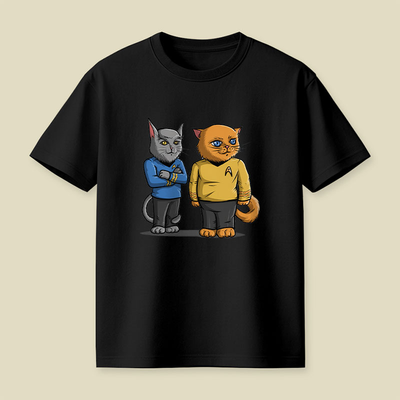 Cats Trek Playful T-Shirt