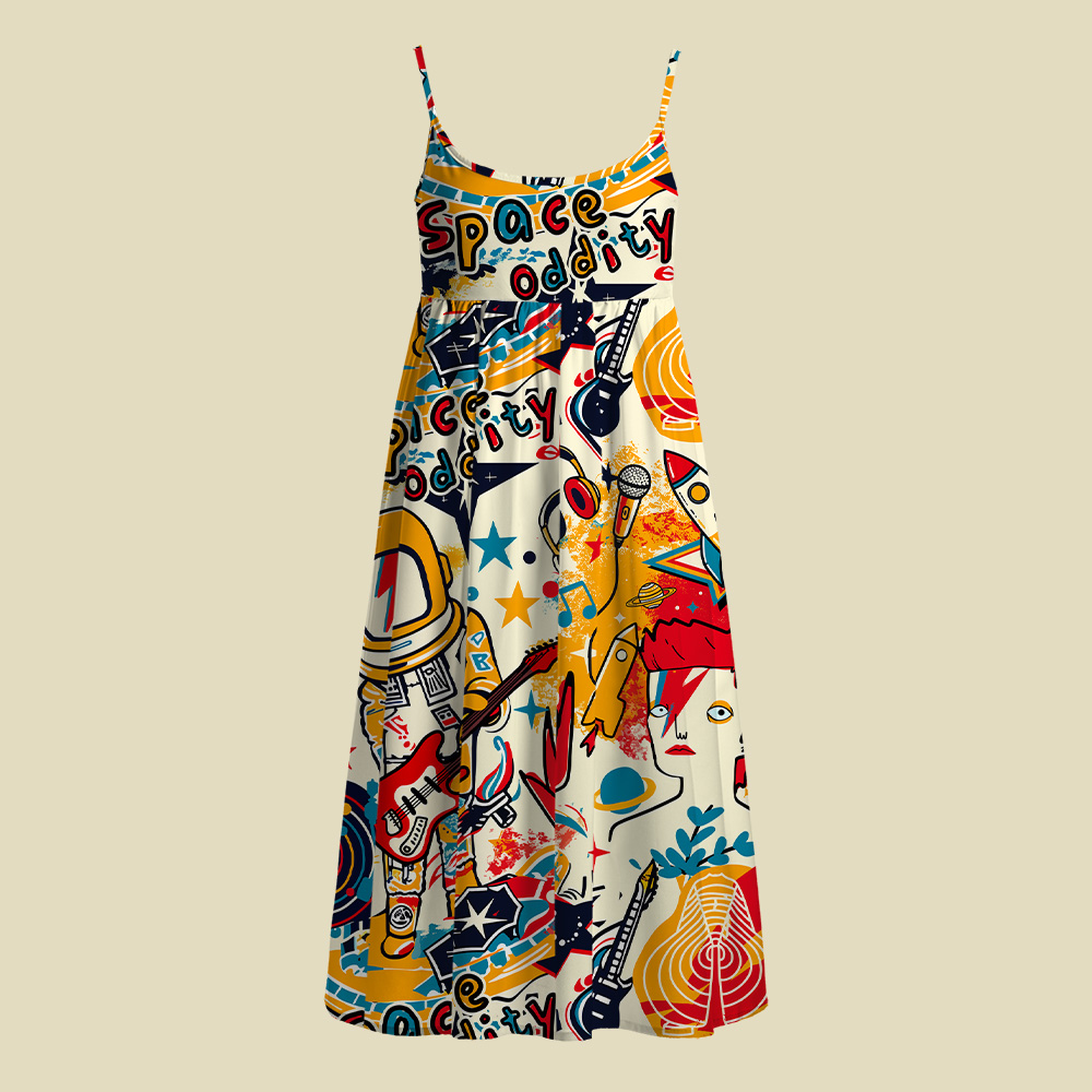 Space Oddity Camisole Midi Dress