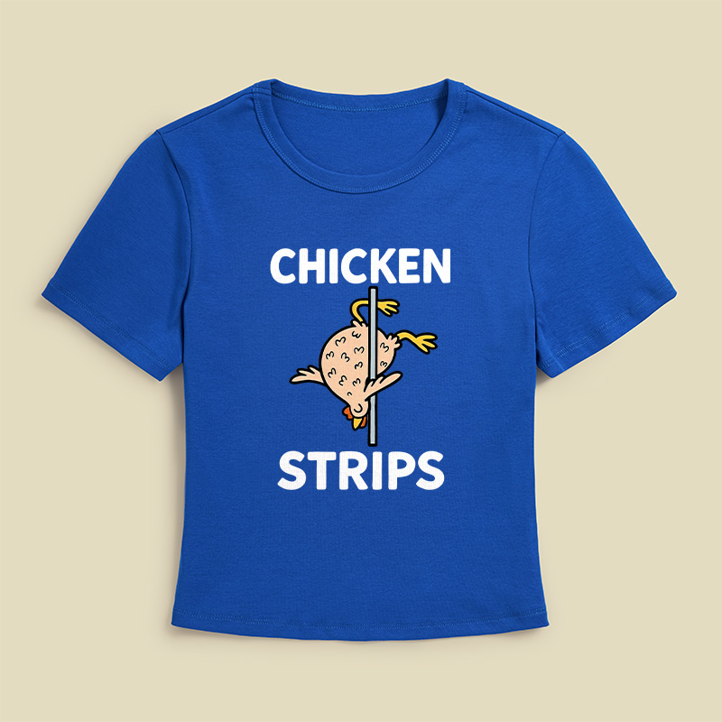 Chicken Strips Meme Geek Baby Tee