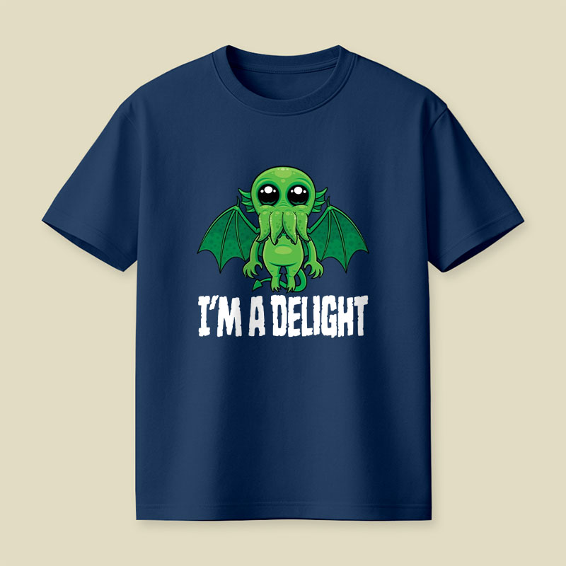 Delightfully Cute Cthulhu Monster Playful T-Shirt