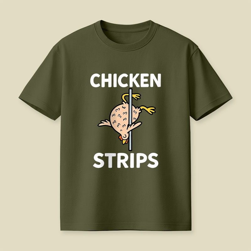 Chicken Strips Meme Playful T-Shirt