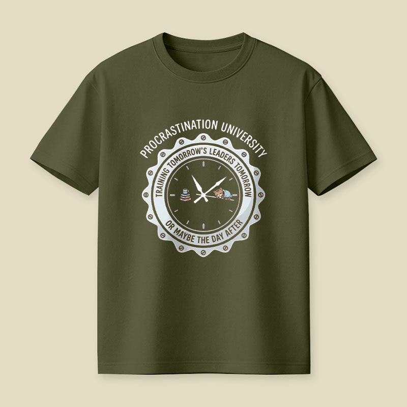 Procrastination University Playful T-Shirt