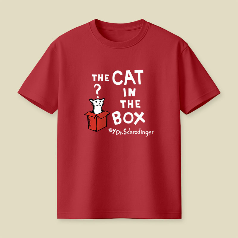The Cat in the Box Playful T-Shirt
