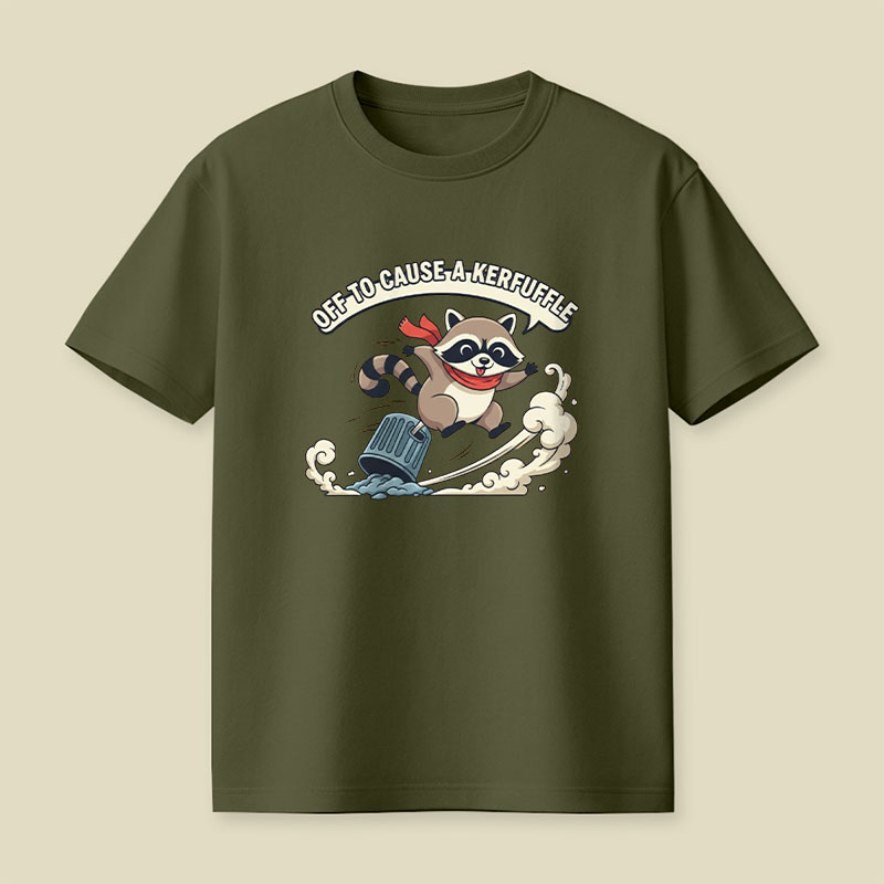Off To Cause A Kerfuffle Playful T-Shirt