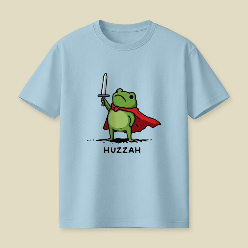 Huzzah Frog Playful T-Shirt