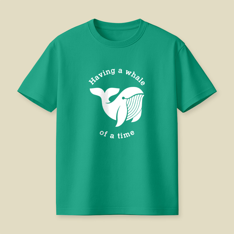 Having A Whale Of A Time Pun Playful T-Shirt