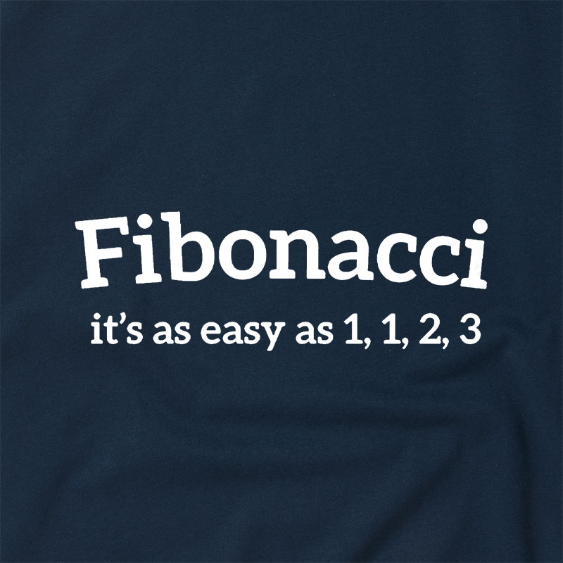 Fibonacci Funny Quote Raglan T-shirt