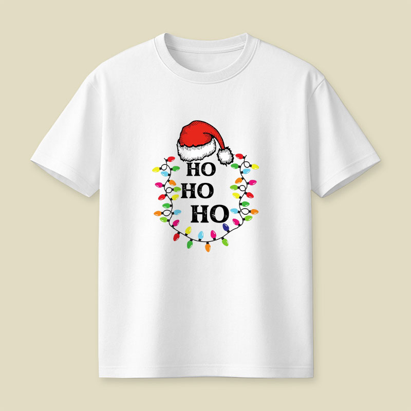 Ho Ho Ho Merry Christmas Playful T-Shirt
