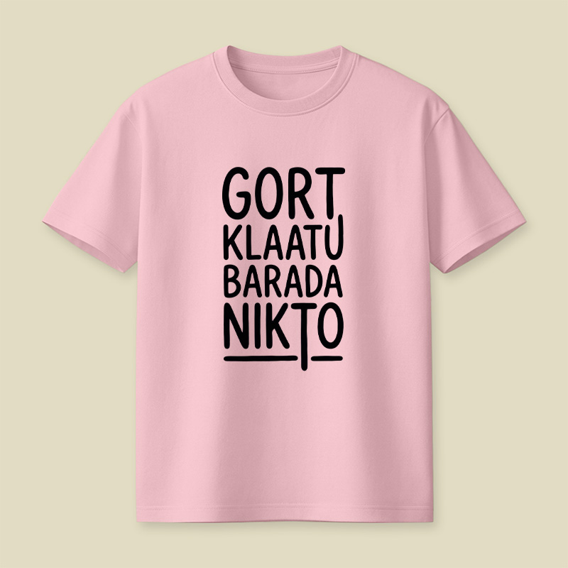 Klaatu Barada Nikto Playful T-Shirt