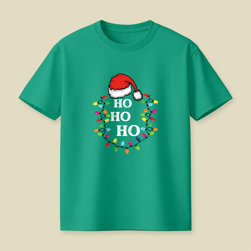Ho Ho Ho Merry Christmas Playful T-Shirt