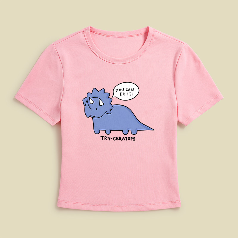 Try-ceratops Geek Baby Tee
