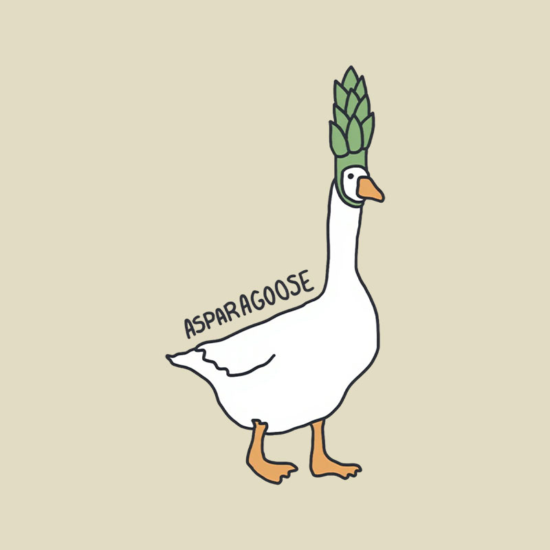 Asparagoose Playful T-Shirt