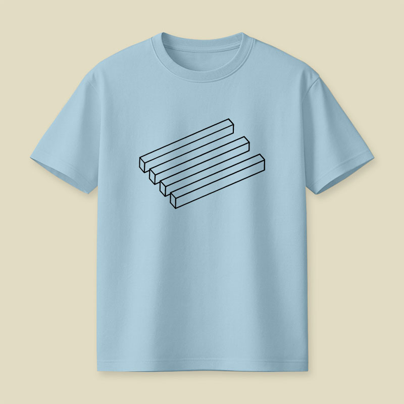 The Mathematics of Visual Illusions Playful T-Shirt