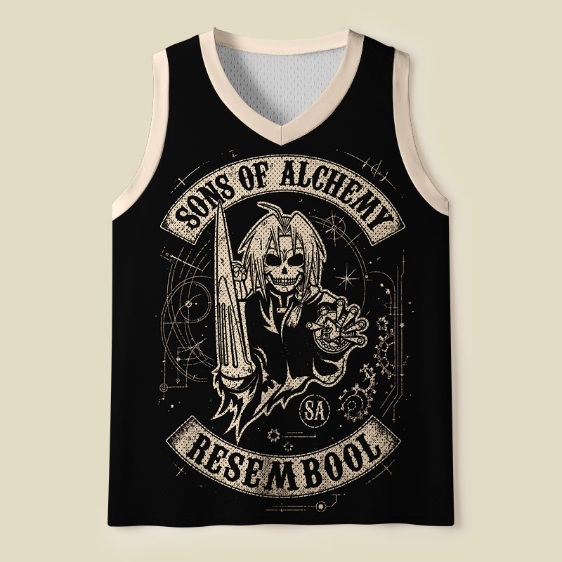 Alchemist Vintage Anime Mesh Tank Top
