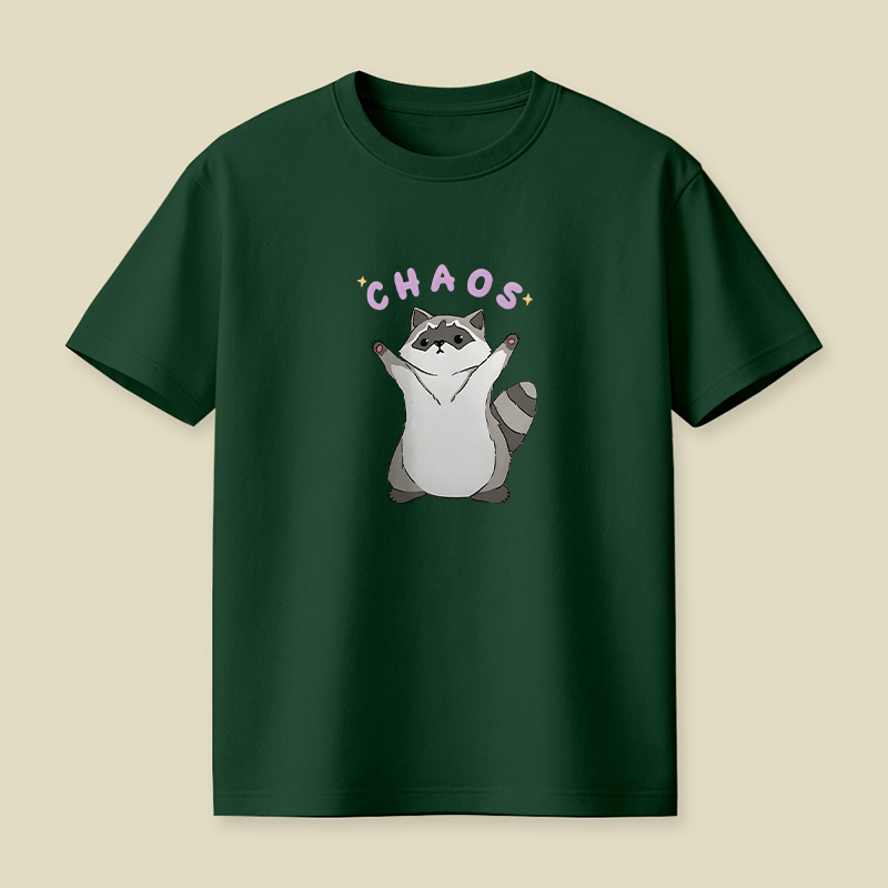 Chaos Raccoon Cute Playful T-Shirt