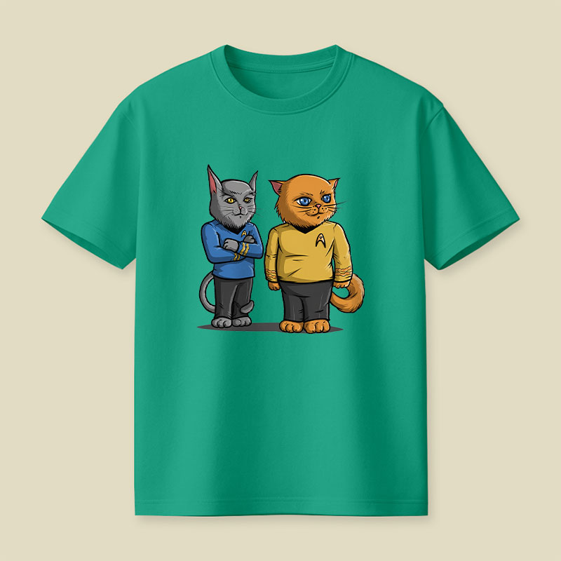 Cats Trek Playful T-Shirt
