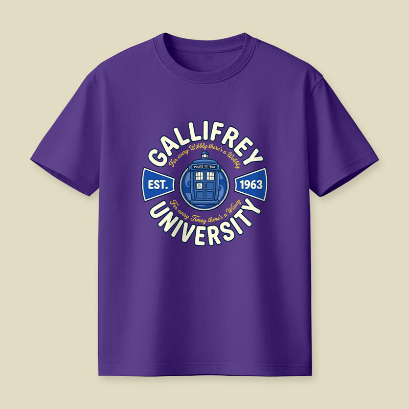 Gallifrey University Playful T-Shirt