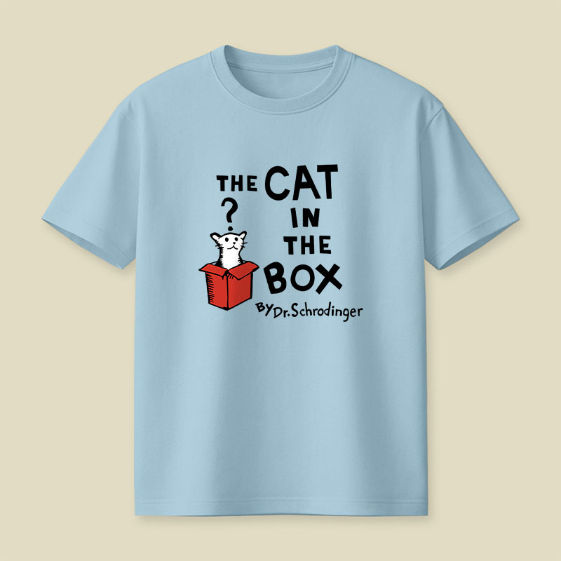 The Cat in the Box Playful T-Shirt