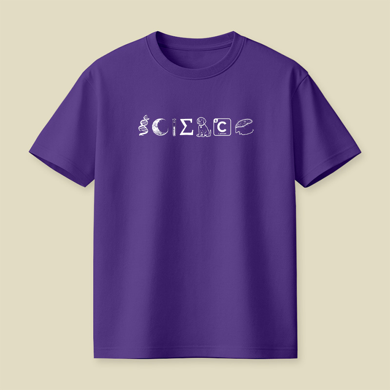 Science Icons Playful T-Shirt