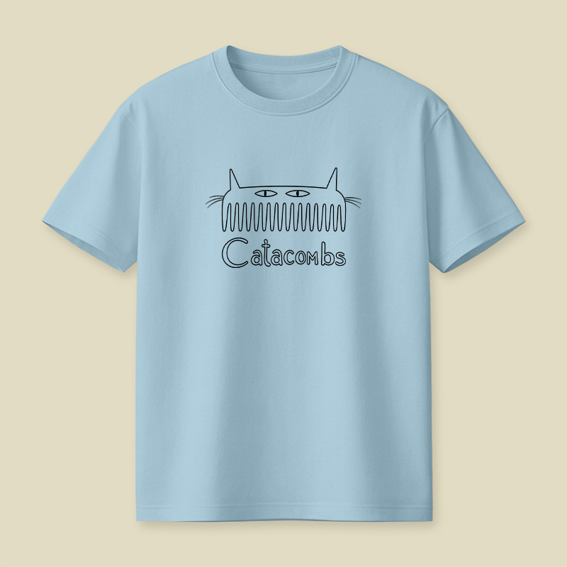 Catacombs Spooky Cat Playful T-Shirt