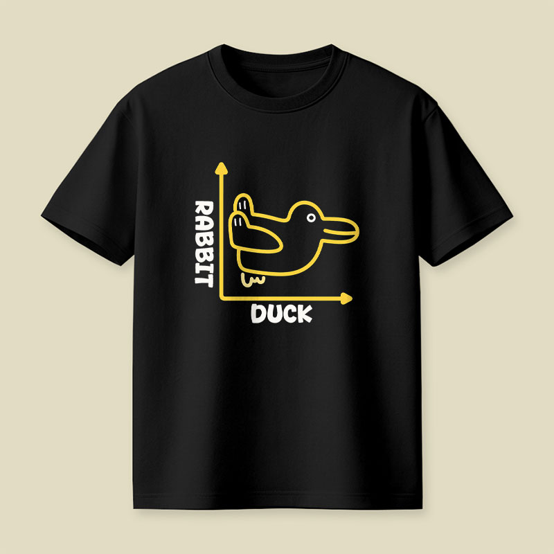 Rabbit or Duck Funny Playful T-Shirt