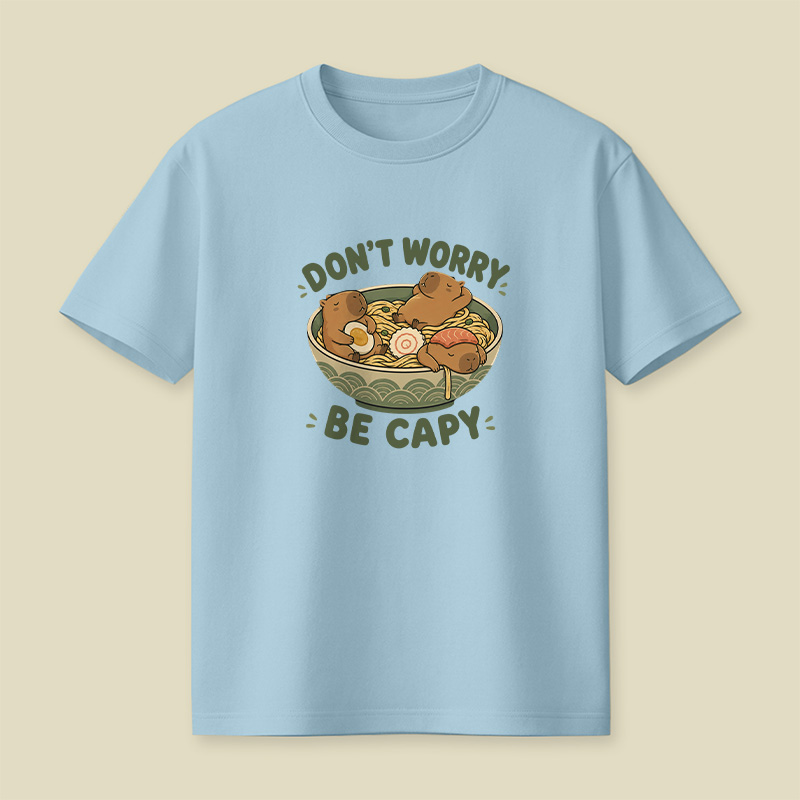 Do Not Worry Be Capy Playful T-Shirt