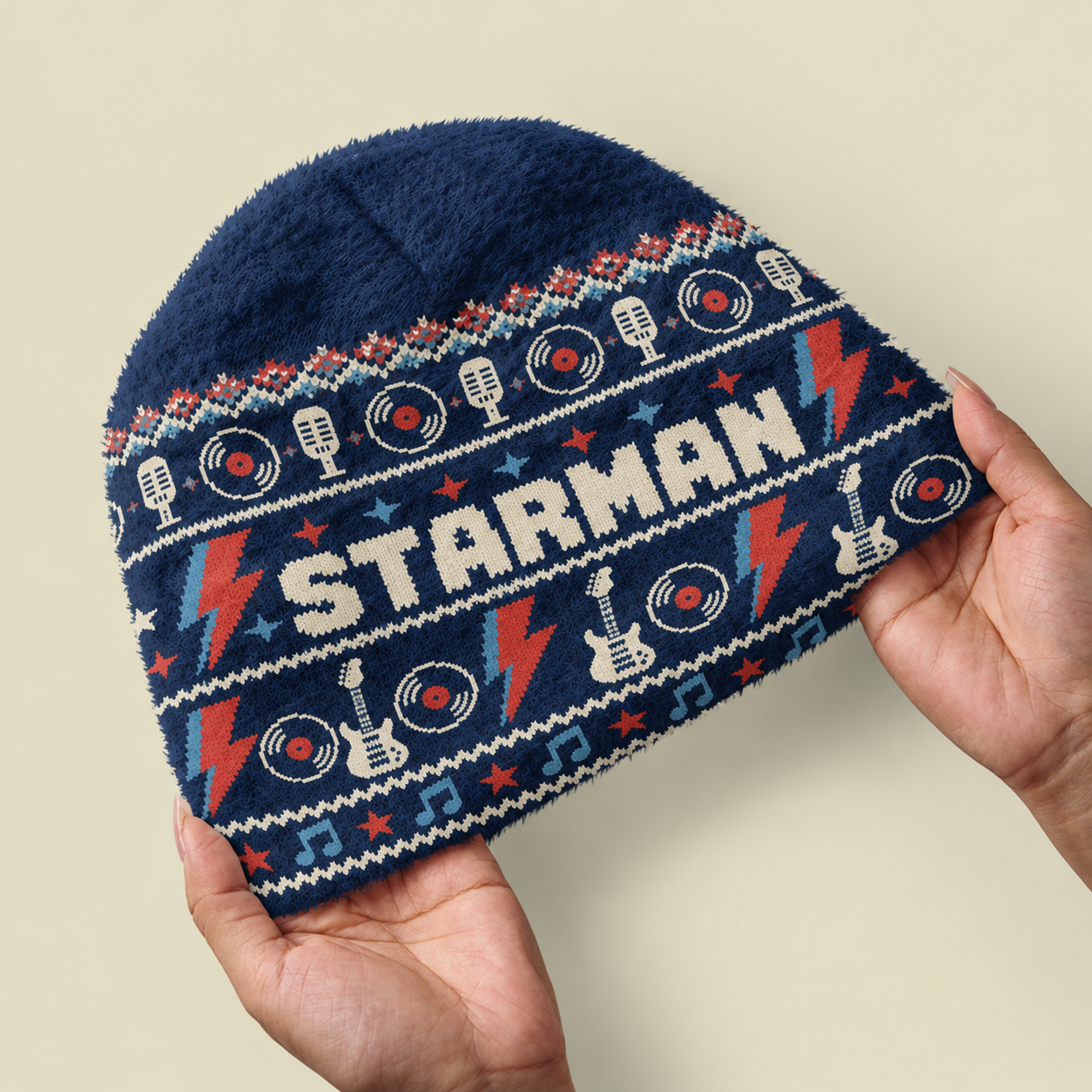Starman Fuzzy Beanie