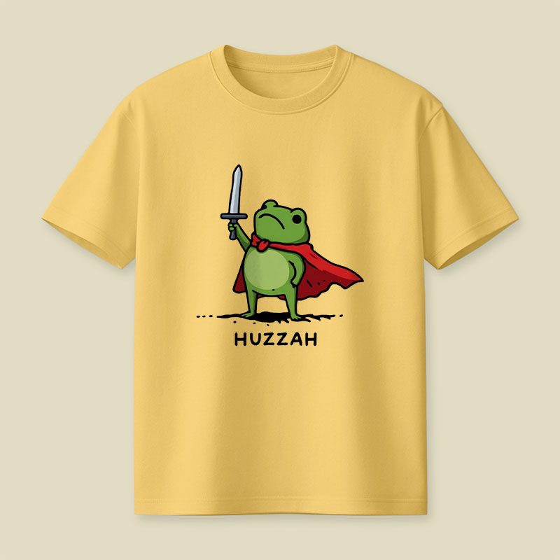 Huzzah Frog Playful T-Shirt