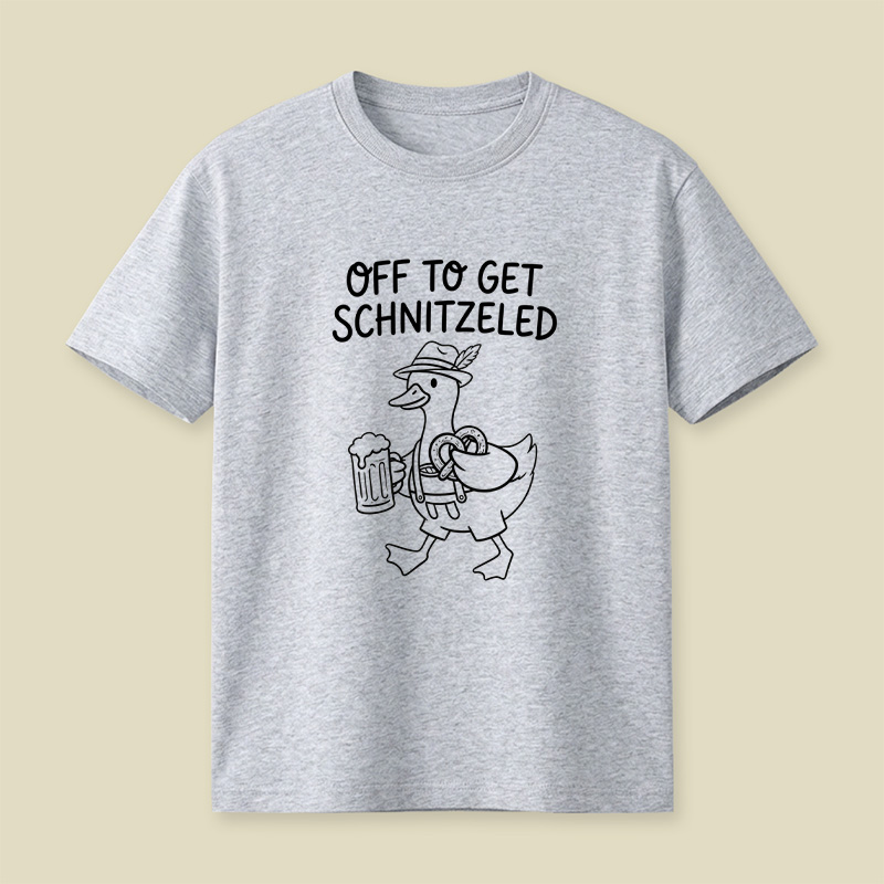 Off To Get Schnitzeled Playful T-Shirt