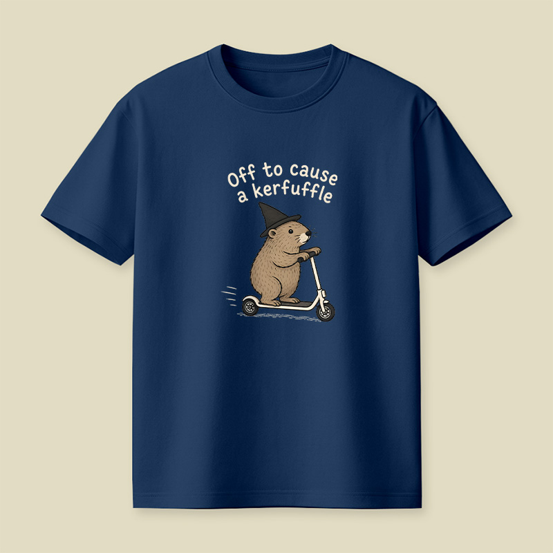Off To Cause A Kerfuffle Playful T-Shirt