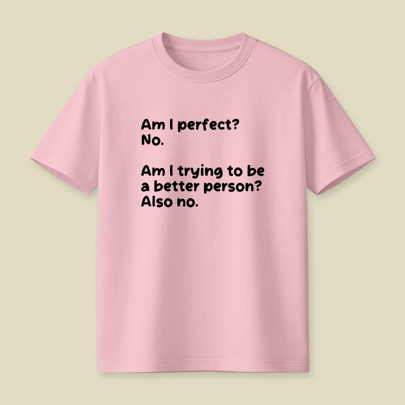 Am I Perfect No Playful T-Shirt