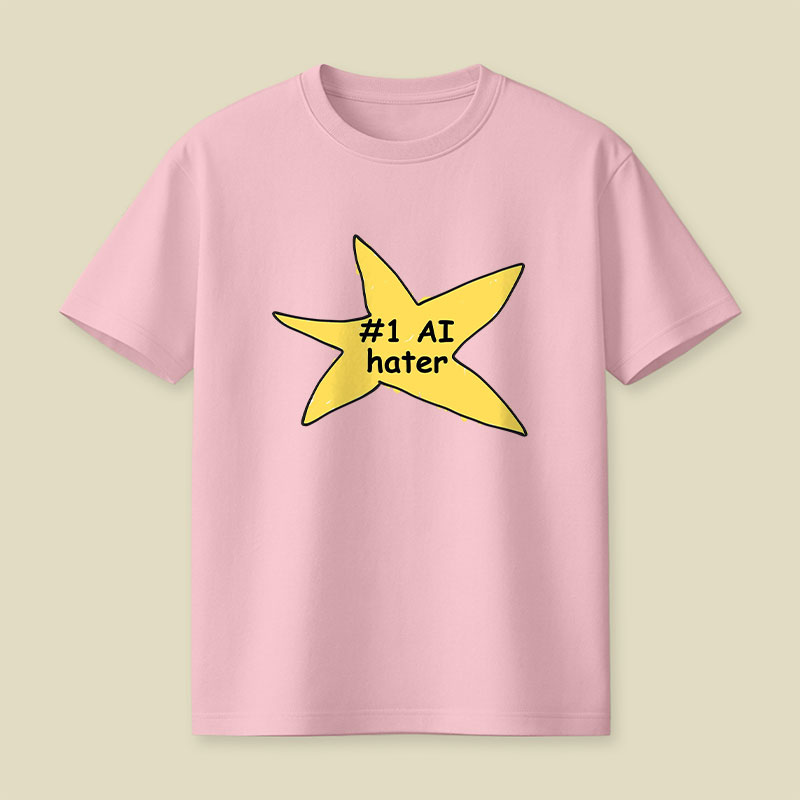 #1 AI Hater Playful T-Shirt