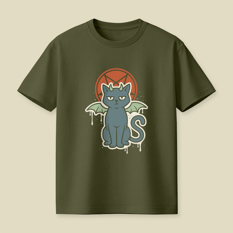 Demon Cat Playful T-Shirt