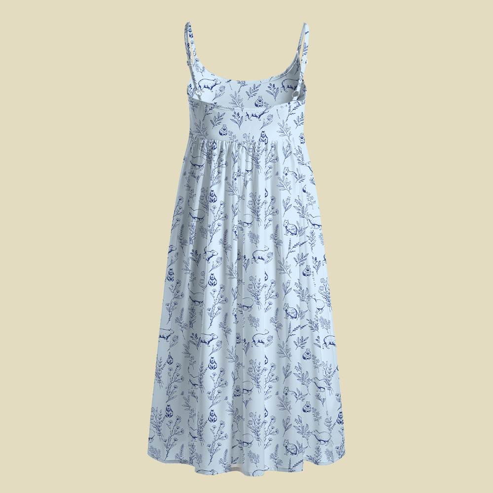 Capybara Camisole Midi Dress