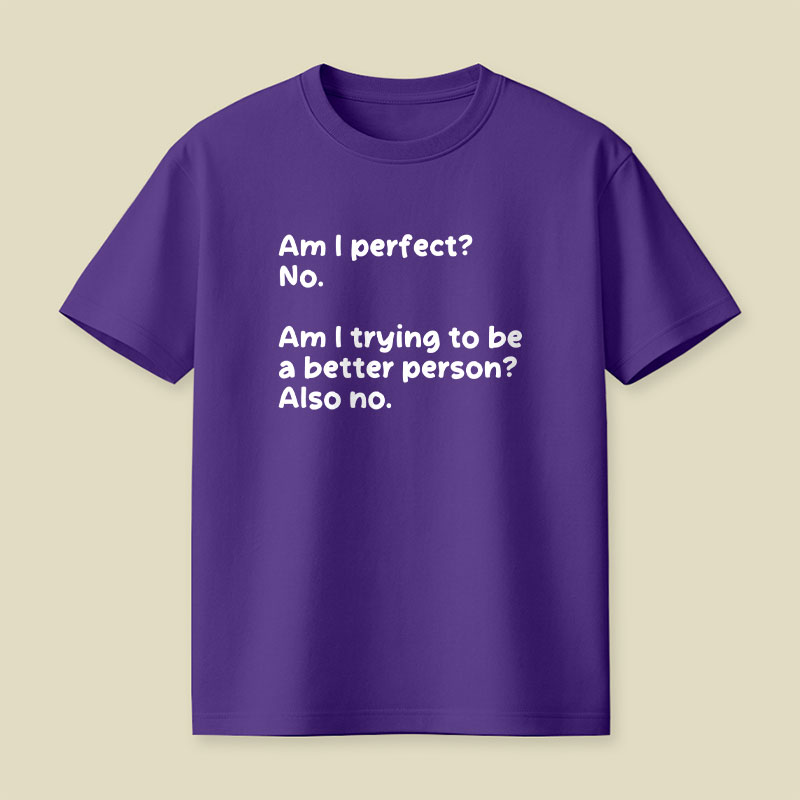 Am I Perfect No Playful T-Shirt