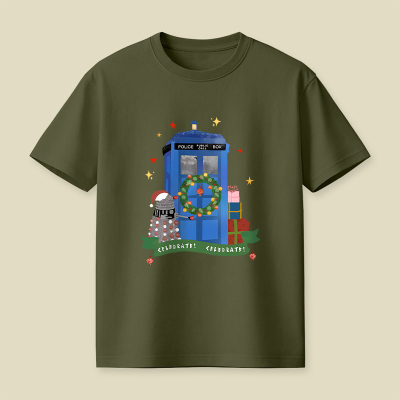 Tardis Christmas Playful T-Shirt