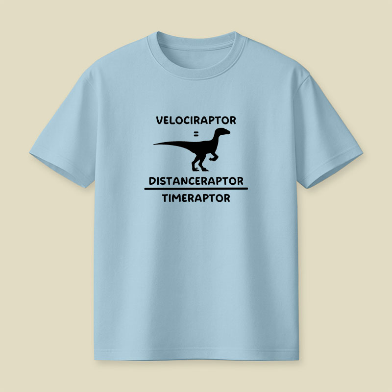 Velociraptor Equation Playful T-Shirt