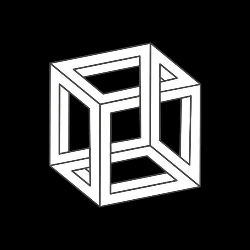 Visual Math Cube Playful T-Shirt