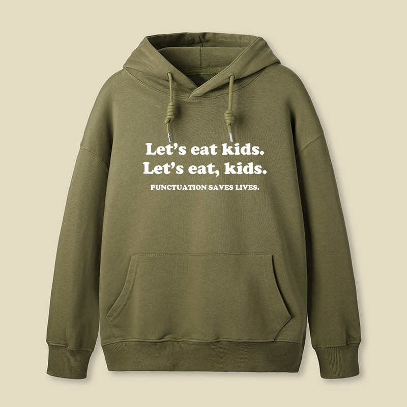 Punctuation Saves Lives Geek Hoodie