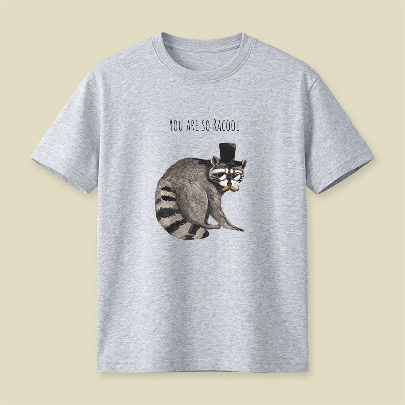 Racool Gentleman Raccoon Pun Playful T-Shirt