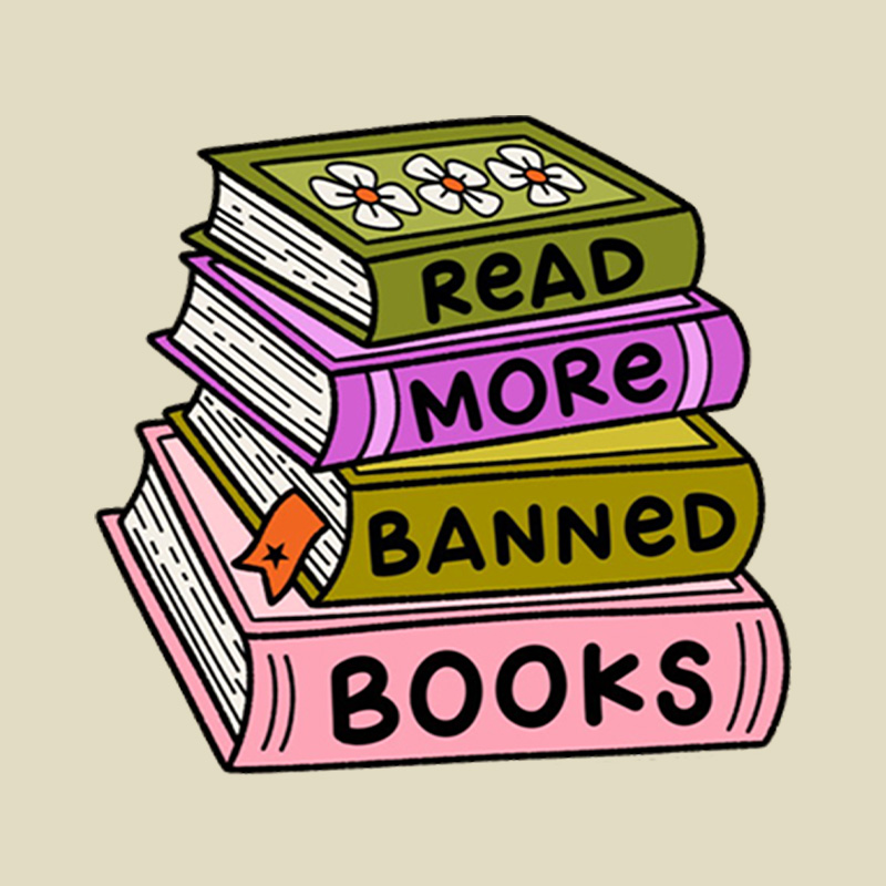 Read More Banned Books Stack Playful T-Shirt