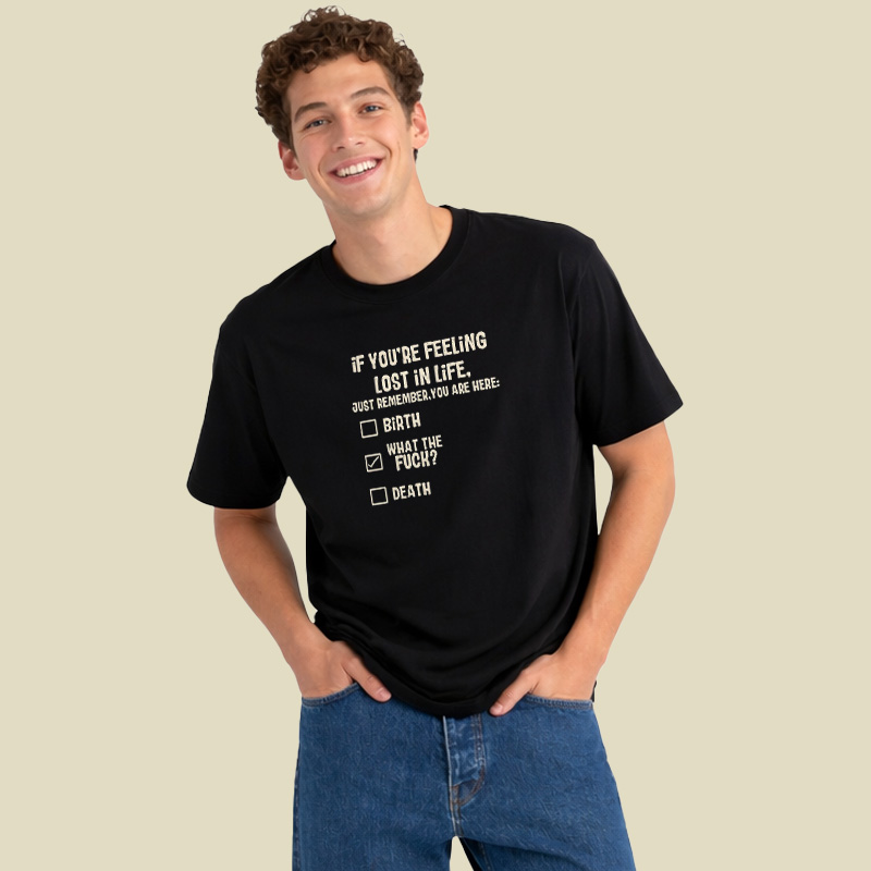 Lost In Life What The Fck Playful T-Shirt