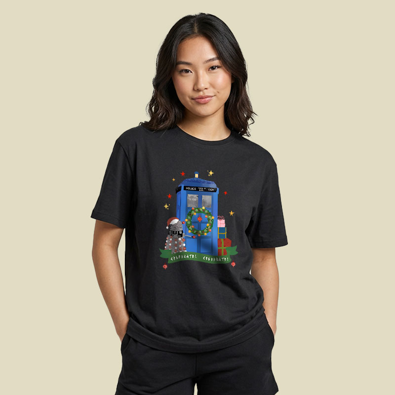 Tardis Christmas Playful T-Shirt
