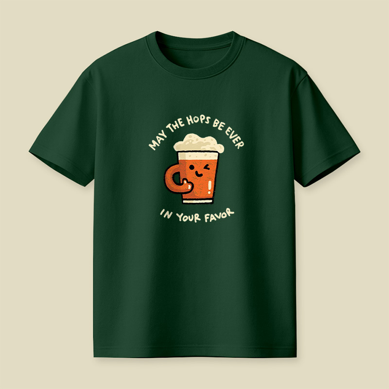 May The Hops Be Ever In Your Favor Beer Mug Playful T-Shirt