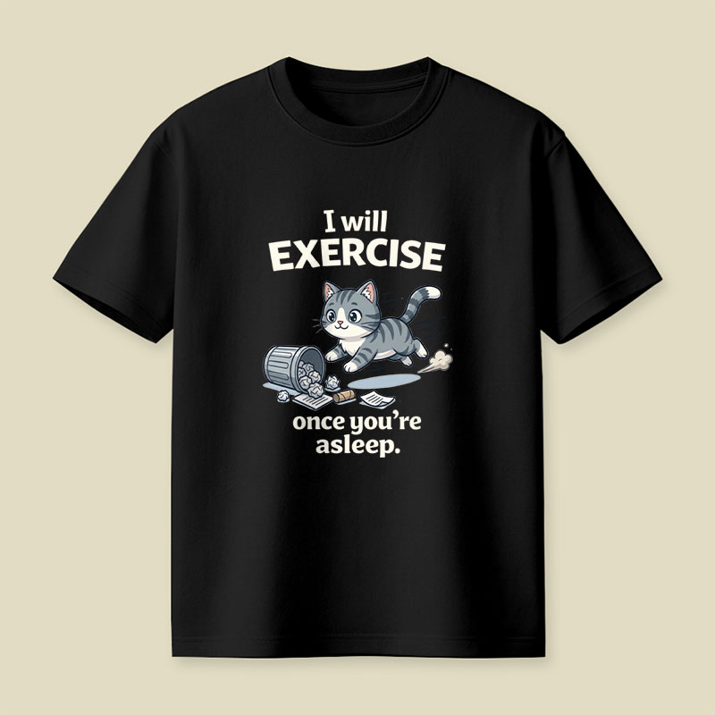 Late Night Exercise Playful T-Shirt