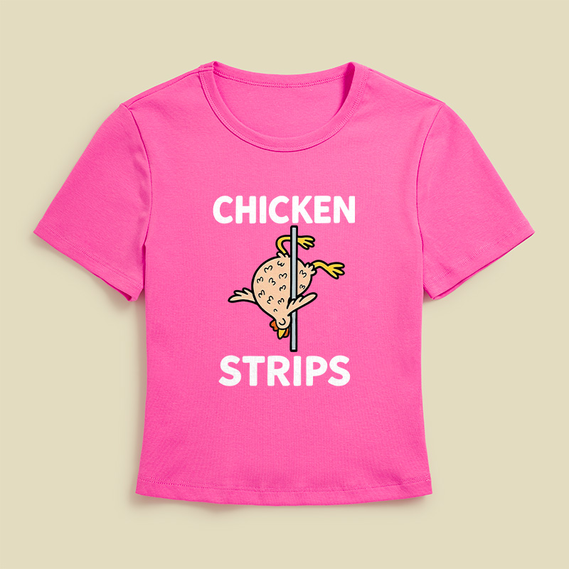 Chicken Strips Meme Geek Baby Tee