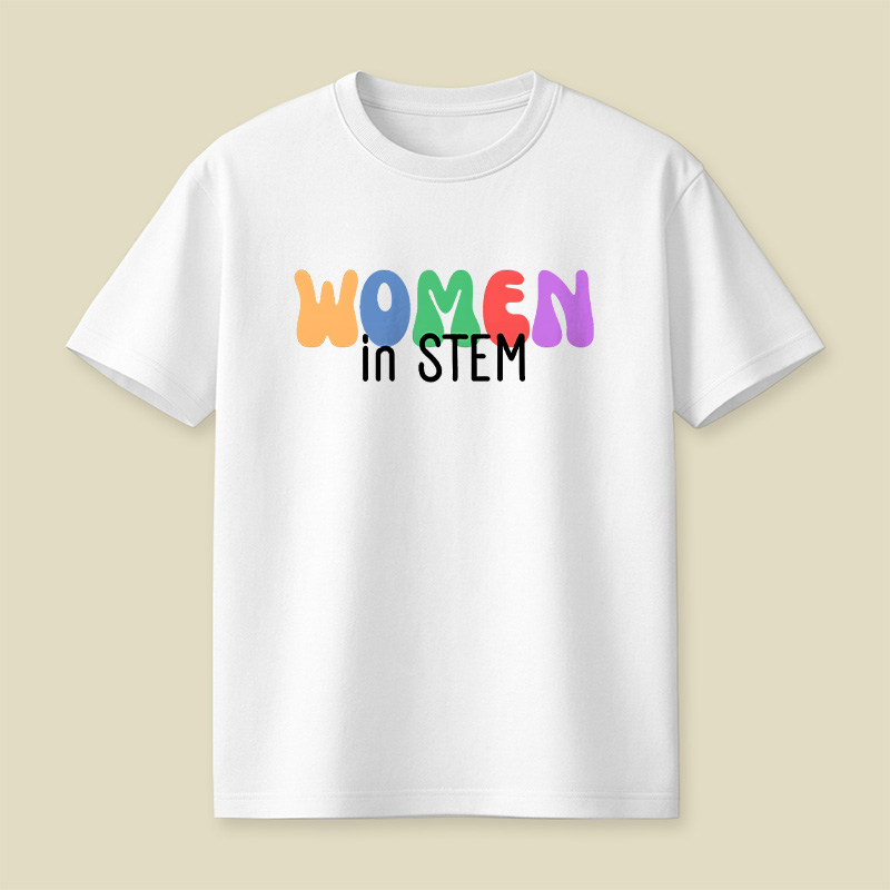 Women In STEM Female Scientist Girls In Science Playful T-Shirt