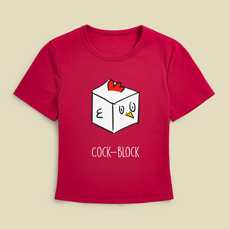 Cock-Block Geek Baby Tee