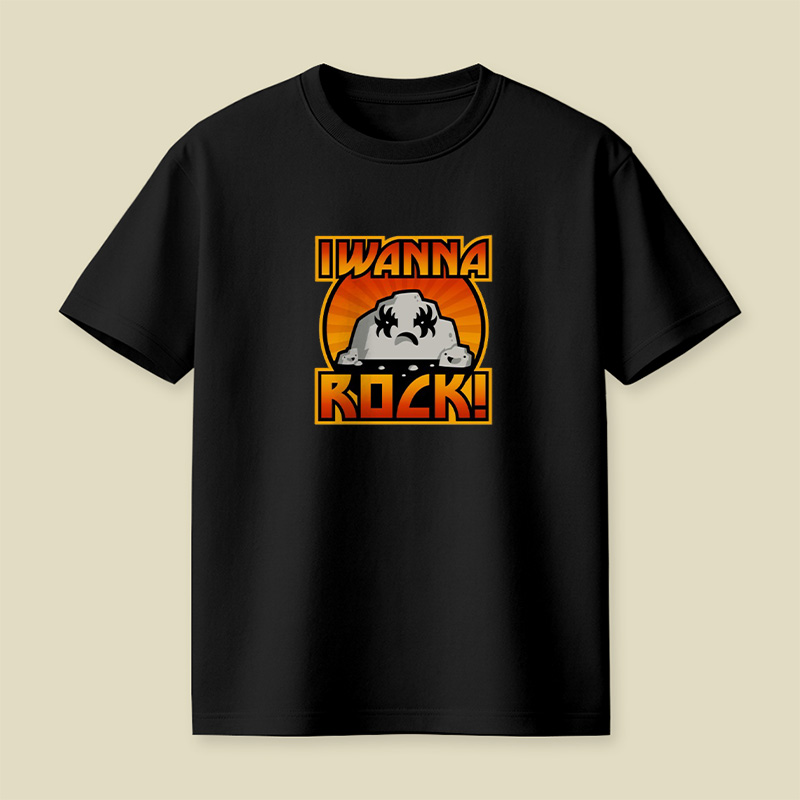 I Wanna Rock Rock Playful T-Shirt